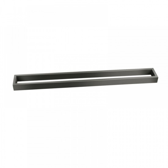 Omar 600mm Gunmetal Grey Single Towel Rails